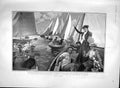Old Antique Print 1903 Regatta Seine Melun Boat Humbert Court D'Auringnac 20th