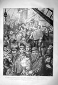 Original Old Antique Print 1903 London Docks Imigration Europe'S Outcasts 20th