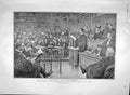 Original Old Antique Print 1903 Humbert Court Trial Maitre Labori Lord Wharton