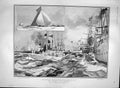 Original Old Antique Print 1903 America Cup Reliance Erin Yacht Shamrock Race