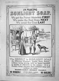 Original Old Antique Print 1903 Advertisement Sunlight Soap Lever Bros Cheshire