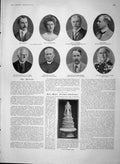 Original Old Antique Print 1903 Farnham Bristol Herbert Mail Ship Tonkin Japan