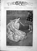 Antique Old Print *3367 1903 Duchess Dantzic Lyric Theatre Catherine Napoleon