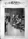 Antique Old Print *3366 1903 Lord Chancellor Greets Mayor-Elect Loving Cup