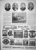 Old Antique Print 1903 Seale-Hayne Soltykoff Hewins Maple Blackpool Wave 20th