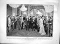 Original Old Antique Print 1903 Prsident Loubet Fetes Elysee Brassey Antarctica