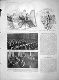 Old Antique Print 1903 Garrick Theatre United Club Chubb Balfour Windsor 20th