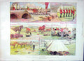 Old Antique Print 1903 Cavalry Training British Tower London Beefeaters 20th