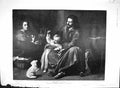 Original Old Antique Print 1903 Fine Art Scene The Holy Family Museo Del Prado