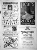 Old Antique Print 1904 Advertisement Pears Soap Cigarettes Fox Umbrella 20th