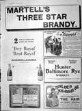 Old Antique Print 1904 Martell Brandy Hunter Whisky Mellins Food Rowlands 20th