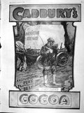 Old Antique Print 1904 Advertisement Cadbury'S Cocoa Drinking Chocolate 20th