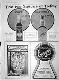Old Antique Print 1904 Advertisement Lazenby Sauce Erasmic Soap Robinson 20th
