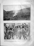 Old Antique Print 1904 Somaliland Scott'S Pass Terauchi Min-Yun-Huan War 20th