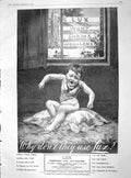 Original Old Antique Print 1904 Advertisement Lux Lever Brothers Port Sunlight