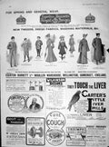 Original Old Antique Print 1904 Egerton Burnett Woollen Warehouse Carters Pills