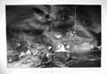 Original Old Antique Print 1904 War Torpedoing Tsarevitch Attack Port Arthur