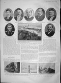 Old Antique Print 1904 Sully Pyne Waldron Traill Sendall War Pump Hygeia 20th