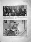 Old Antique Print 1904 Chamberlain Dumba Pasha Gotter Bonham Marco Pasha 20th