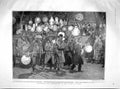 Original Old Antique Print 1904 Bombardment Port Arthur Celebration Japan War