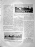 Original Old Antique Print 1904 Horse Racing Sport Lincolnshire Osborne House