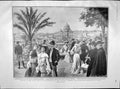 Old Antique Print 1904 Pincian Gardens Rome Emperor Japan Boyle Whitworth 20th