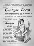 Old Antique Print 1904 Advertisement Sunlight Soap Lever Brothers Ref.3 20th
