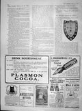 Original Old Antique Print 1904 St. Patricks Challenge Shield Plasmon Angostura