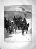 Old Antique Print 1904 Cossacks Chengju War Kilkenny Castle Ireland King 20th