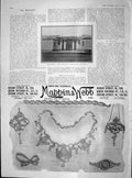 Original Old Antique Print 1904 Russian Legation Tokio Japan Mappin Webb London