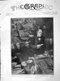 Original Old Antique Print 1904 Retirement Sir William Harcourt Budget Debate