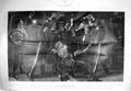 Old Antique Print 1904 War Officers Singing Auld Lang Syne Battle Ship 20th