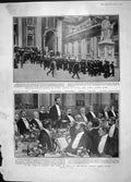 Old Antique Print 1904 British Bluejacket Rome Prince Wales Orphan School 20th