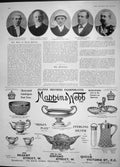 Old Antique Print 1904 Palgrave Whithead Lewis Campbell Obolenski Mappin 20th