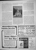 Original Old Antique Print 1904 Statue Goethe Rome German Emperor Brown Polson