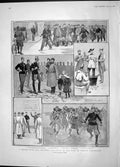 Old Antique Print 1904 French Reservist War Ian Hamilton Feng-Hwang-Chang 20th