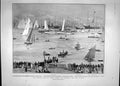 Old Antique Print 1904 Cowes Yachts Colossus Osborne Albert Malacca Ship 20th