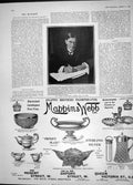 Original Old Antique Print 1904 Sir Alfred Scott-Gatty Garter King Arms Mappin