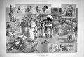 Original Old Antique Print 1904 French Seaside Resort Trouville Boat France