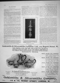 Original Old Antique Print 1904 King Gift Hamburg Silver Cup Gsmiths London