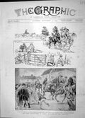 Old Antique Print 1904 Army Manoeuvres Essex Lancers War Dragoon Guards 20th