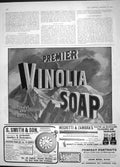 Old Antique Print 1904 Advertisement Vinolia Soap Binoculars Clockmakers 20th