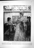 Original Old Antique Print 1904 Twisted Eglantine Barbara Lady Servant House