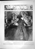 Original Old Antique Print 1904 Twisted Eglantine War Colonel Men Siers War