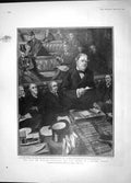 Old Antique Print 1904 Sir William Harcourt Budget Debate House Commons 20th