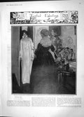 Original Old Antique Print 1904 Twisted Eglantine Barbara House Ladies Bedroom