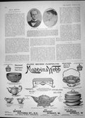 Old Antique Print 1904 Edward Terry Lady Harris Mappin Webb Advertisement 20th