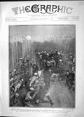 Original Old Antique Print 1904 Orloff Regiment Liaoyang War Siers Battle 20th