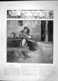 Original Old Antique Print 1904 Court-Martial Ex-Lieutenant Gilbert Faversham