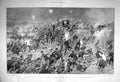 Old Antique Print 1904 Siege Port Arthur Japanese Army War Battle Scene 20th